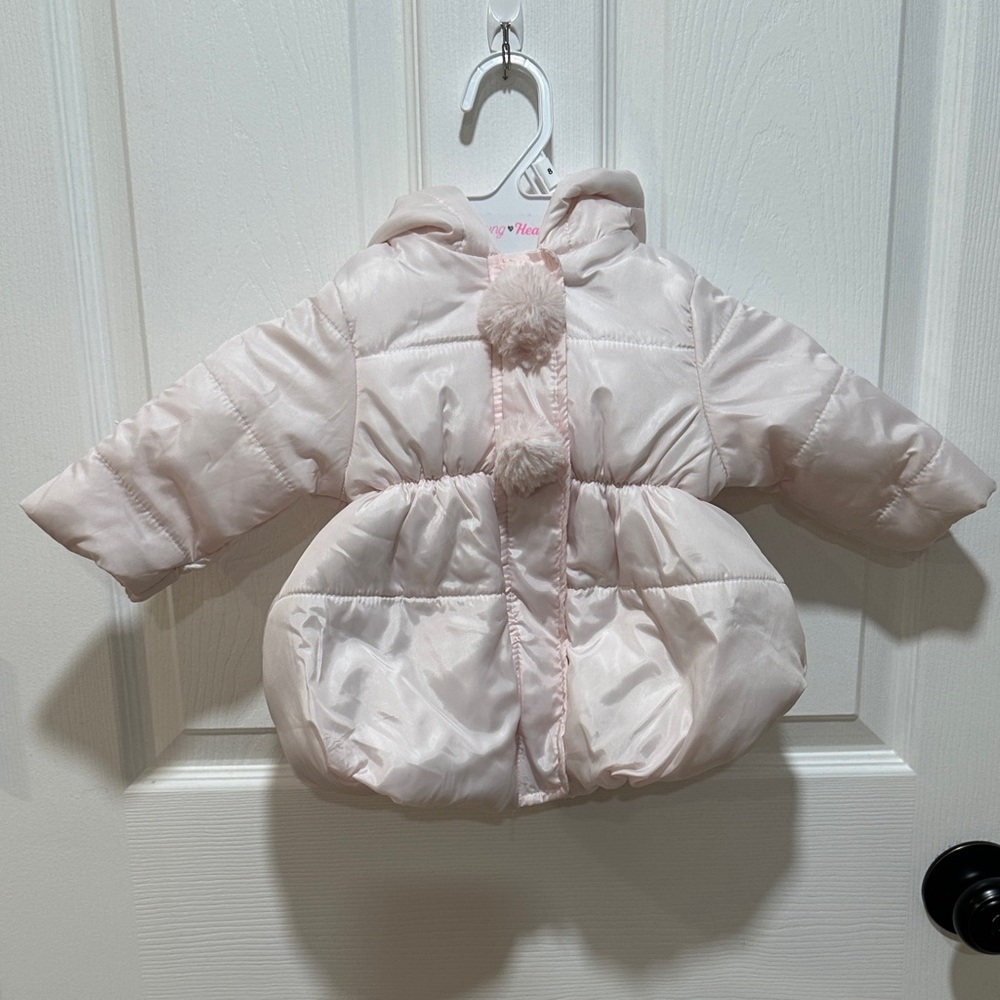 First Impressions Pink Puffer Jacket
